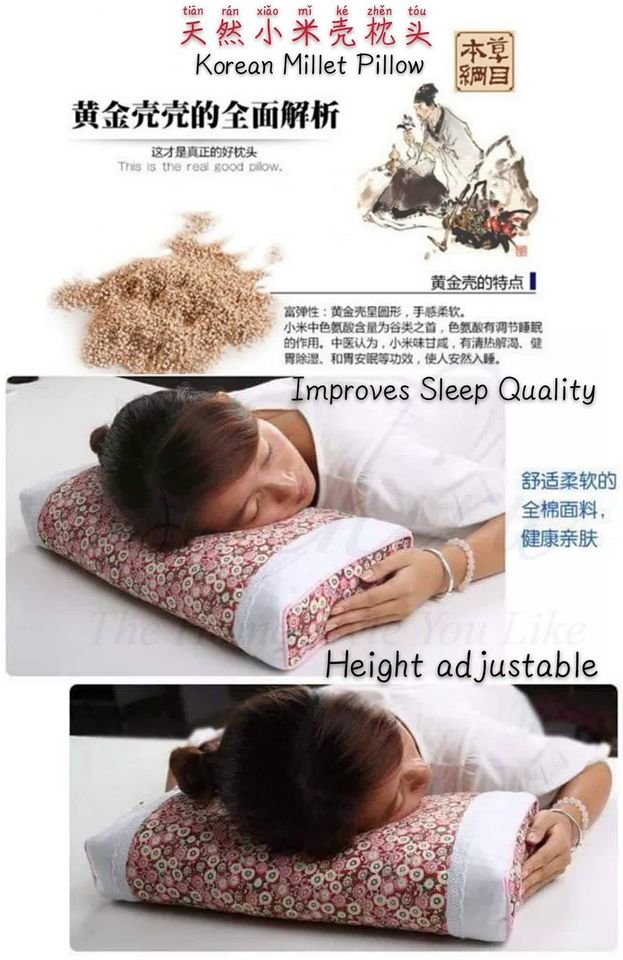 Millet pillow best sale