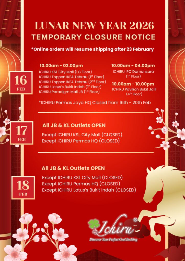 Red and Gold Traditional CNY Closure Notice Instagram Post (Poster)